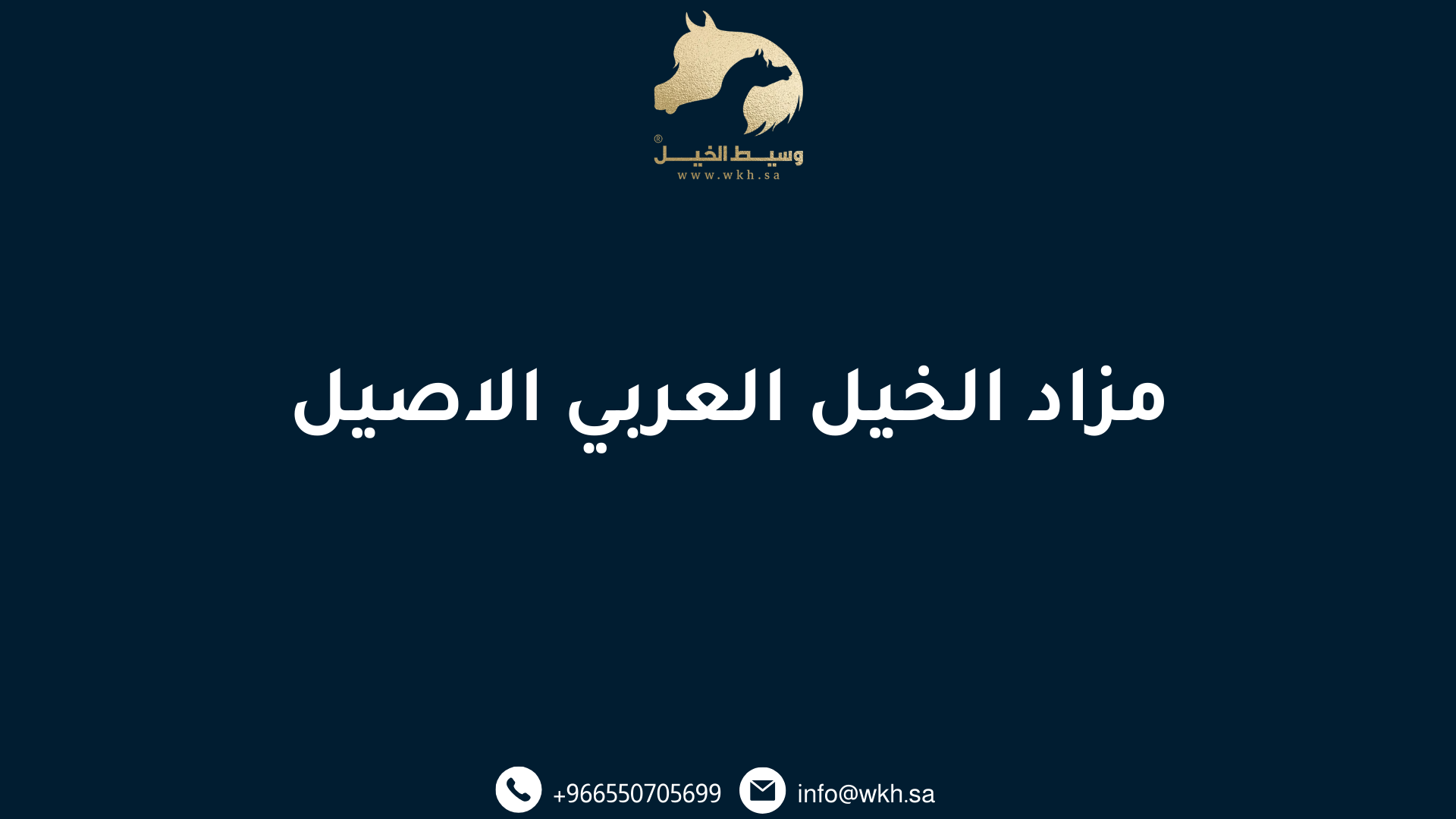 مزاد الخيل العربي الاصيل