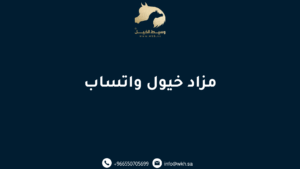 مزاد خيول واتساب